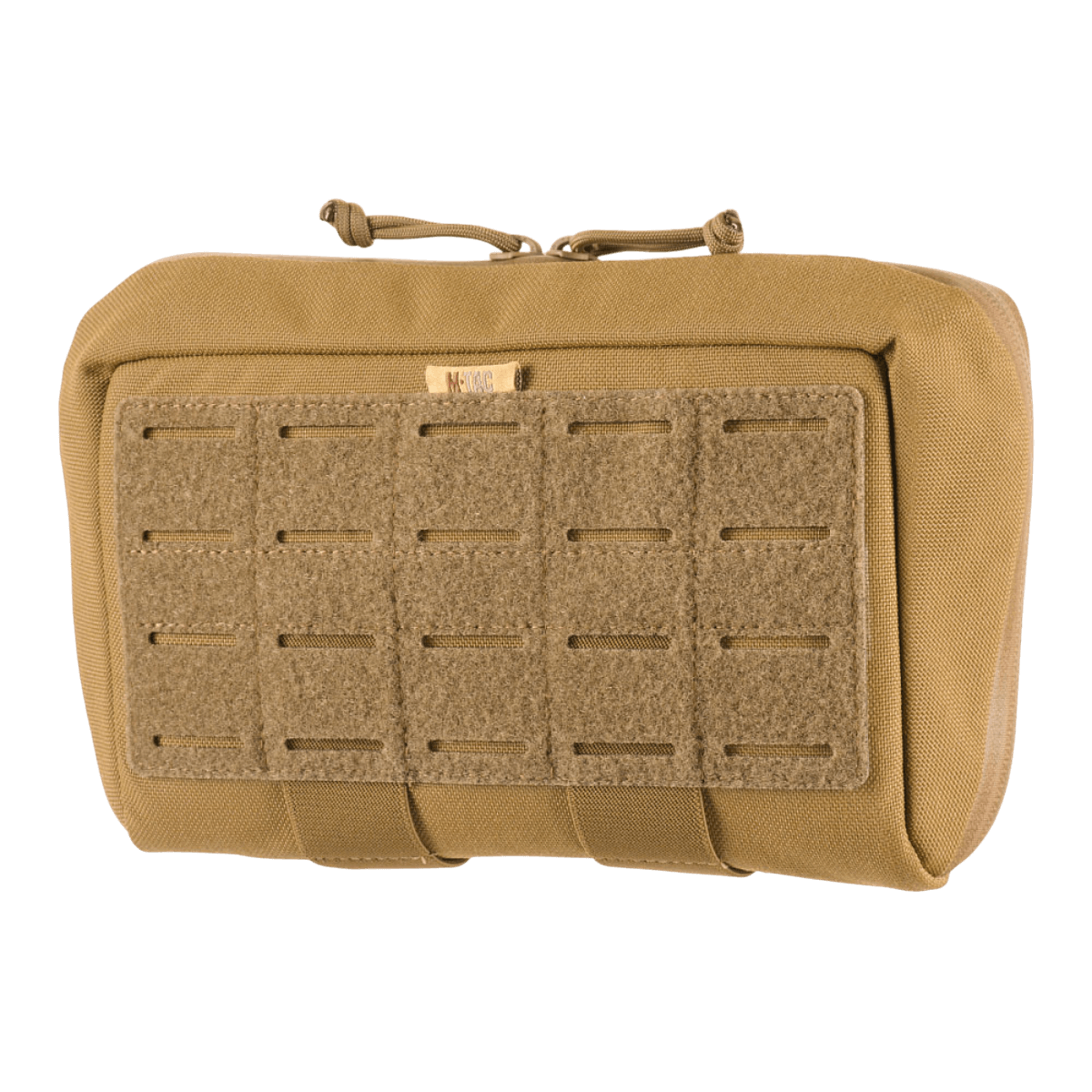 M-Tac Admin Pouch Large Elite Cordura 500D:stä, erinomainen taktisten varusteiden säilytykseen, Laser Cut -tarrapaneeli merkeille.
