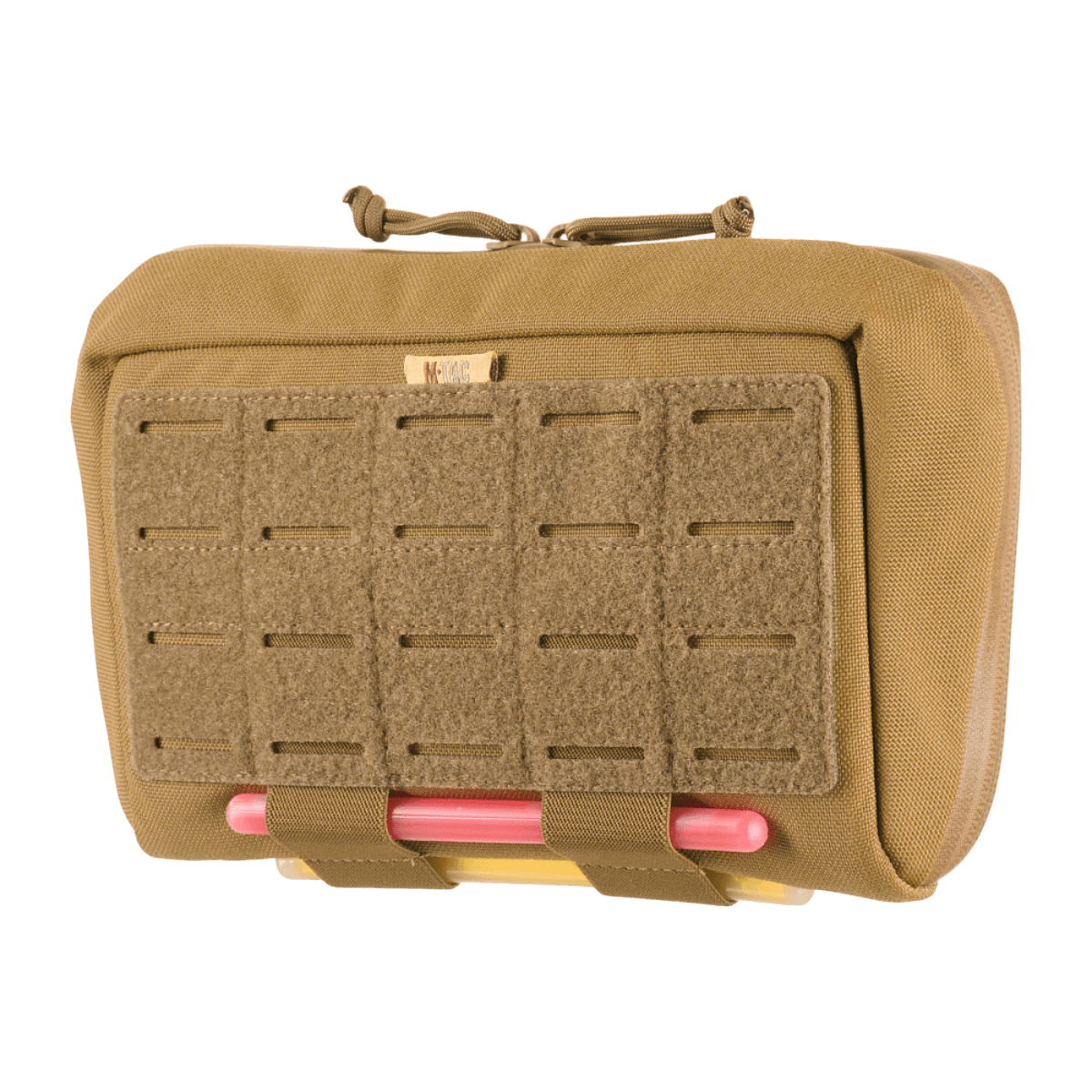 M-Tac Admin Pouch Large Elite Cordura 500D:stä Laser Cut -tarrapaneelilla taktisten varusteiden säilytykseen.