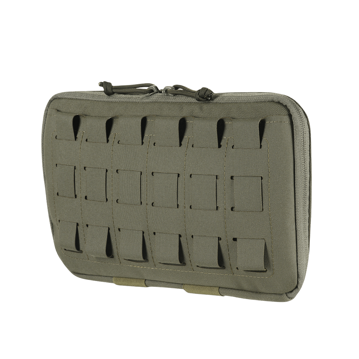 M-Tac Admin Pouch X-Large Elite kestävästä Cordura 500D -materiaalista, laserleikatuilla yksityiskohdilla taktiseen säilytykseen ja varustejärjestelyyn.