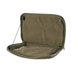 Avoin M-Tac Admin Pouch X-Large Elite tilavalla sisäosalla, kestävä Cordura 500D ja veluuritarra modulaarisille inserteille.