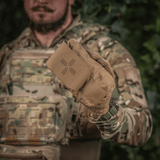 M-Tac Mediclomme Small Vertical Elite tukevasta multicam-nylonista sisäisellä IFAK-organizerilla ja NIJ-sertifioinnilla, näytetty gallerian sijainti 1.