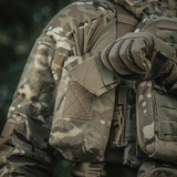 M-Tac Mediclomme Small Vertical Elite multicam-nylonista, NIJ-sertifiointi, kiinnitetty taktiseen varustukseen, näytetty galleria-asemassa 1.