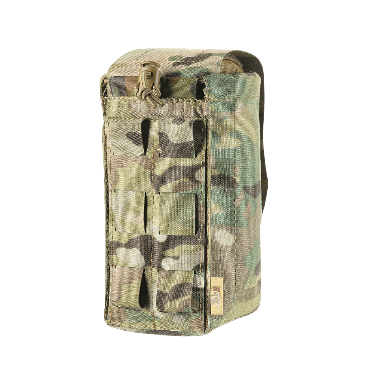 M-Tac Mediclomme Small Vertical Elite multicam-nylonista sisäisellä IFAK-organizerilla ja NIJ-sertifioinnilla, näytetty gallerian sijainti 1.