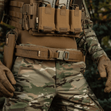 M-Tac Range -vyö Cobra Buckle Gen.IV taktinen vyö sotilaskäyttöön ja ampumaradalle, vahvistettu Tegris-komposiitilla ja säädettävällä tarralla.