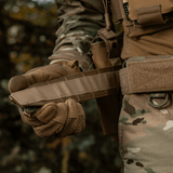 M-Tac Range -vyö Cobra Buckle Gen.IV taktinen vyö sotilas- ja poliisikäyttöön Tegris-komposiittivahvikkeella maksimaalista jäykkyyttä varten.