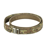 M-Tac Range -vyö Cobra Buckle Gen.IV maastokuvioituna, taktinen vyö sotilas- ja poliisikäyttöön säädettävällä koolla ja Tegris-vahvikkeella.