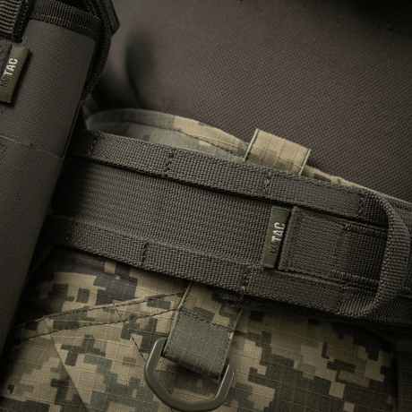 M-Tac Range -vyö Cobra Buckle Gen.IV taktinen vyö sotilaskäyttöön vahvistetulla Tegris-komposiitilla ja Velcro-sisävyöllä.