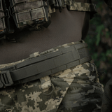 M-Tac Range -vyö Cobra Buckle Gen.IV taktinen vyö sotilas- ja poliisikäyttöön lipastaskuilla ja korkealla lujuudella komposiittimateriaalissa.