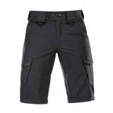 M-Tac Shorts Aggressor Gen.II Flex mustat taktiset shortsit monikäyttöiseen käyttöön, valmistettu ripstop-kankaasta, vettä hylkivä, kestävä rakenne.
