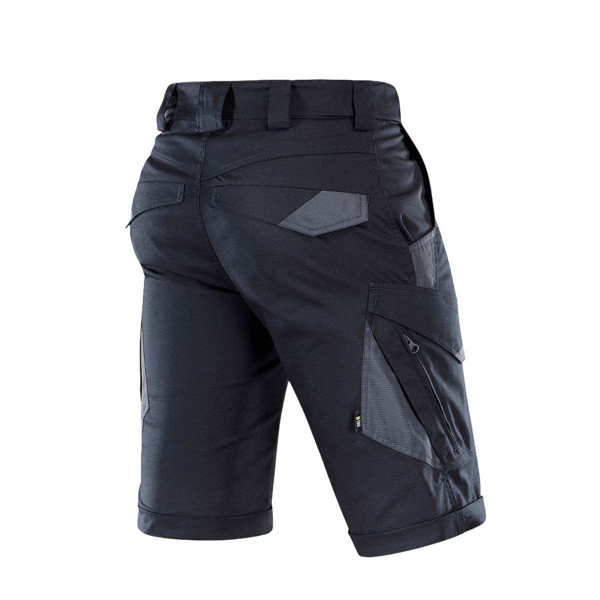M-Tac Shorts Aggressor Gen.II Flex takaa kuvattuna, taktinen muotoilu ja monipuolinen käyttö.