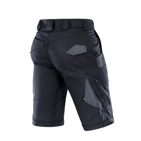 M-Tac Shorts Aggressor Gen.II Flex takaa kuvattuna, taktinen muotoilu ja monipuolinen käyttö.