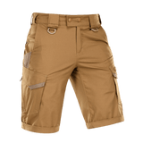 M-Tac Shorts Aggressor Gen.II Flex beigestä ripstop-materiaalista, sopii harjoitteluun ja vapaa-aikaan.