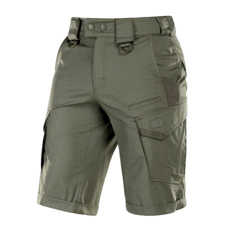 M-Tac Shorts Aggressor Gen.II Flex ripstop-materiaalista Teflon-pinnoitteella, toiminnalliset harjoitteluun ja vapaa-aikaan.
