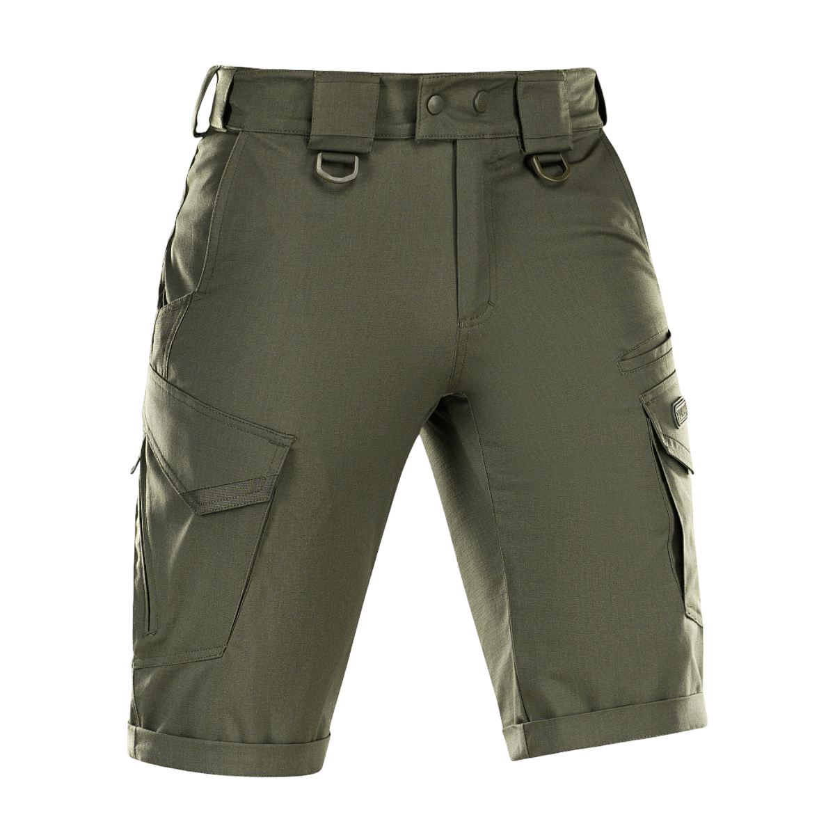 M-Tac Shorts Aggressor Gen.II Flex oliivinvihreänä, monipuoliset taktiset shortsit ripstop-materiaalista ja Teflon-pinnoitteella. Materiaalit: 64% puuvillaa, 32% polyesteriä, 4% elastaania.