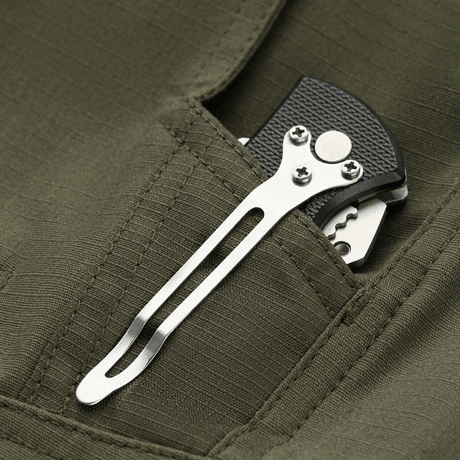 M-Tac Shorts Aggressor Gen.II Flex taktinen tasku taittoveitselle, suunniteltu kestävyyteen ja joustavuuteen.
