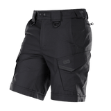 M-Tac Shorts Aggressor Short mustana taktisin taskuin ja D-renkailla, ihanteellinen ulkokäyttöön. Valmistettu joustavasta polycotton rip-stop -kankaasta.