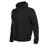M-Tac Lite Microfleece Hættetrøje, kevyt toiminnallinen musta huppari hengittävillä ominaisuuksilla treeniin ja ulkoiluun