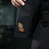 Lähikuva M-Tac Patrol Flex -takista Velcro-sulkemisella ja ID-patchilla, sopii taktiseen käyttöön