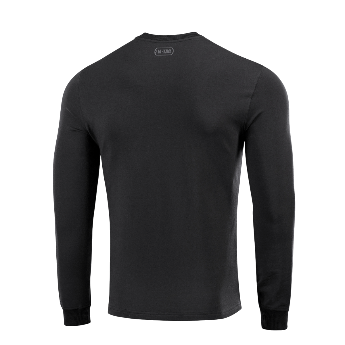 M-Tac Pullover 4 Seasons mustana, takakuva, valmistettu puuvillasta ja elastaanista, monivuotiseen käyttöön, minimalistinen muotoilu