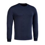M-Tac Pullover 4 Seasons tummansininen, minimalistinen malli helppoihin arki- ja taktisiin asuihin, materiaali puuvilla-elastaaniseos