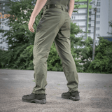 M-Tac Tactical Bukser Patrol Gen II Flex ulkoilmassa, korostus mukavuudesta ja joustavuudesta.