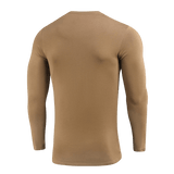 M-Tac Long-sleeve T-shirt 93/7 nähtynä takaa, valmistettu 93% puuvillasta ja 7% elastaanista, ihanteellinen arkeen, urheiluun ja ulkoiluun.