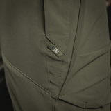 M-Tac Rubicon Flex -housut innovatiivisella cargo-taskulla ja YKK-hardwarella, valmistettu 4-Way Stretch -kankaasta treeniin ja vapaa-aikaan.