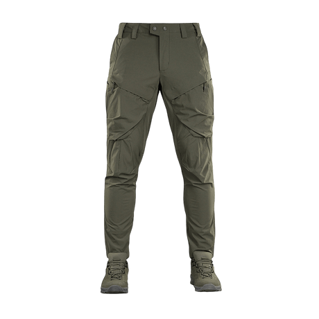 M-Tac Rubicon Flex 4-Way Stretch -kankaasta, ihanteellinen treeniin ja vapaa-aikaan, vedenpitävä ja hengittävä innovatiivisella cargo-taskusuunnittelulla.