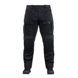 M-Tac STURM NyCo Extreme Gen.II taktiset housut, musta malli Cordura-vahvikkeilla polvissa, sopivat vaativaan käyttöön.