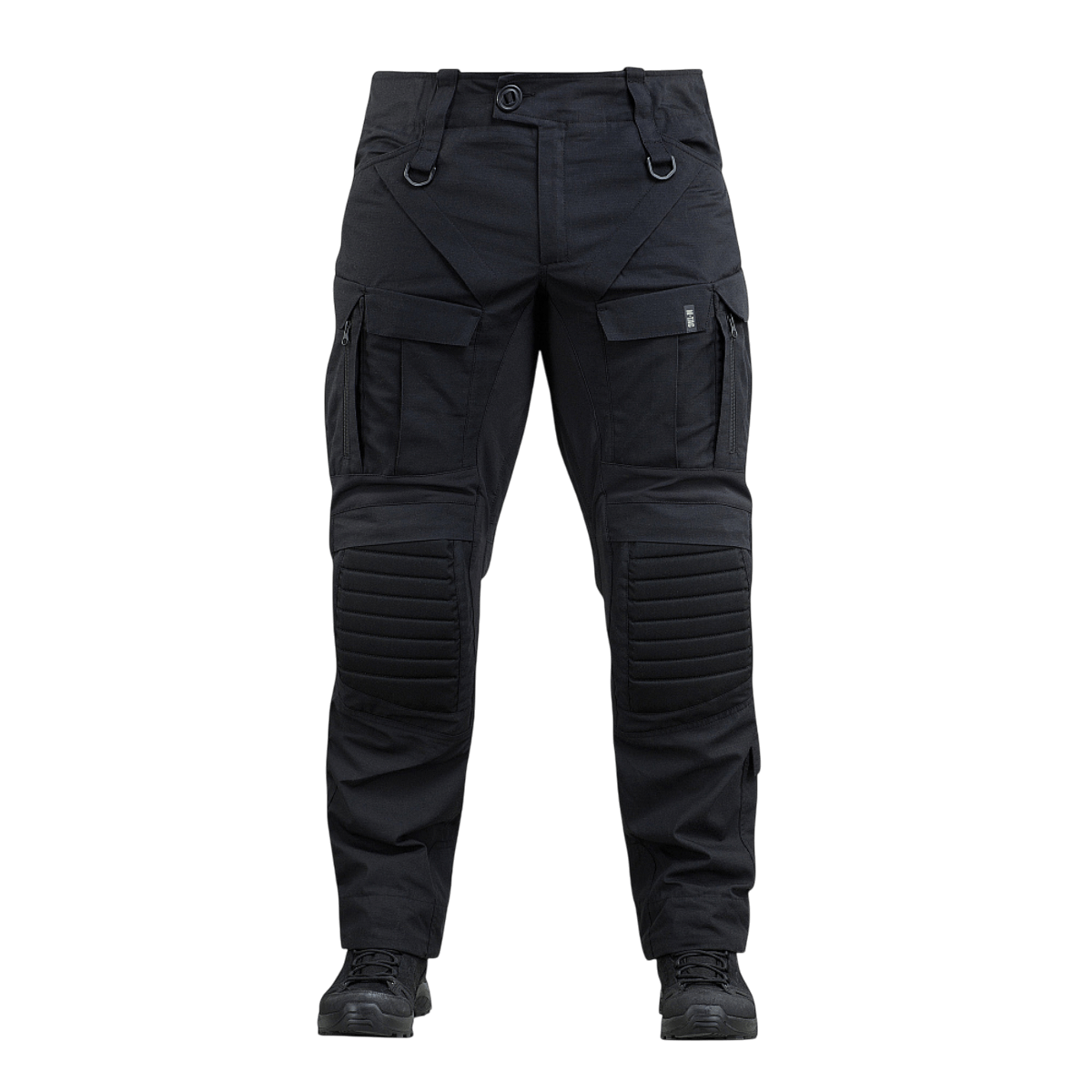 M-Tac STURM NyCo Extreme Gen.II taktiset housut, musta malli Cordura-vahvikkeilla polvissa, sopivat vaativaan käyttöön.