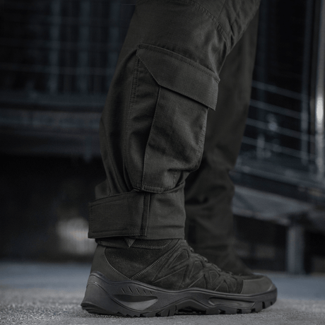 M-Tac-housut STURM NyCo Extreme Gen.II vahva Cordura 500D -polvivahvike kestävyyttä ja joustavuutta varten.