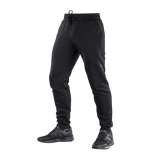 M-Tac Stealth Cotton -housut monikäyttöiset urheiluhousut 100% puuvillaa, kuminauha vyötäröllä, kaksi sivutaskua, musta.
