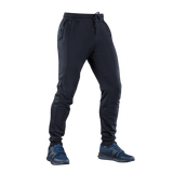 M-Tac Stealth Cotton -mustat urheiluhousut 100% puuvillaa, kuminauha vyötäröllä ja sivutaskuilla, ihanteelliset kuntosalille ja arkeen.