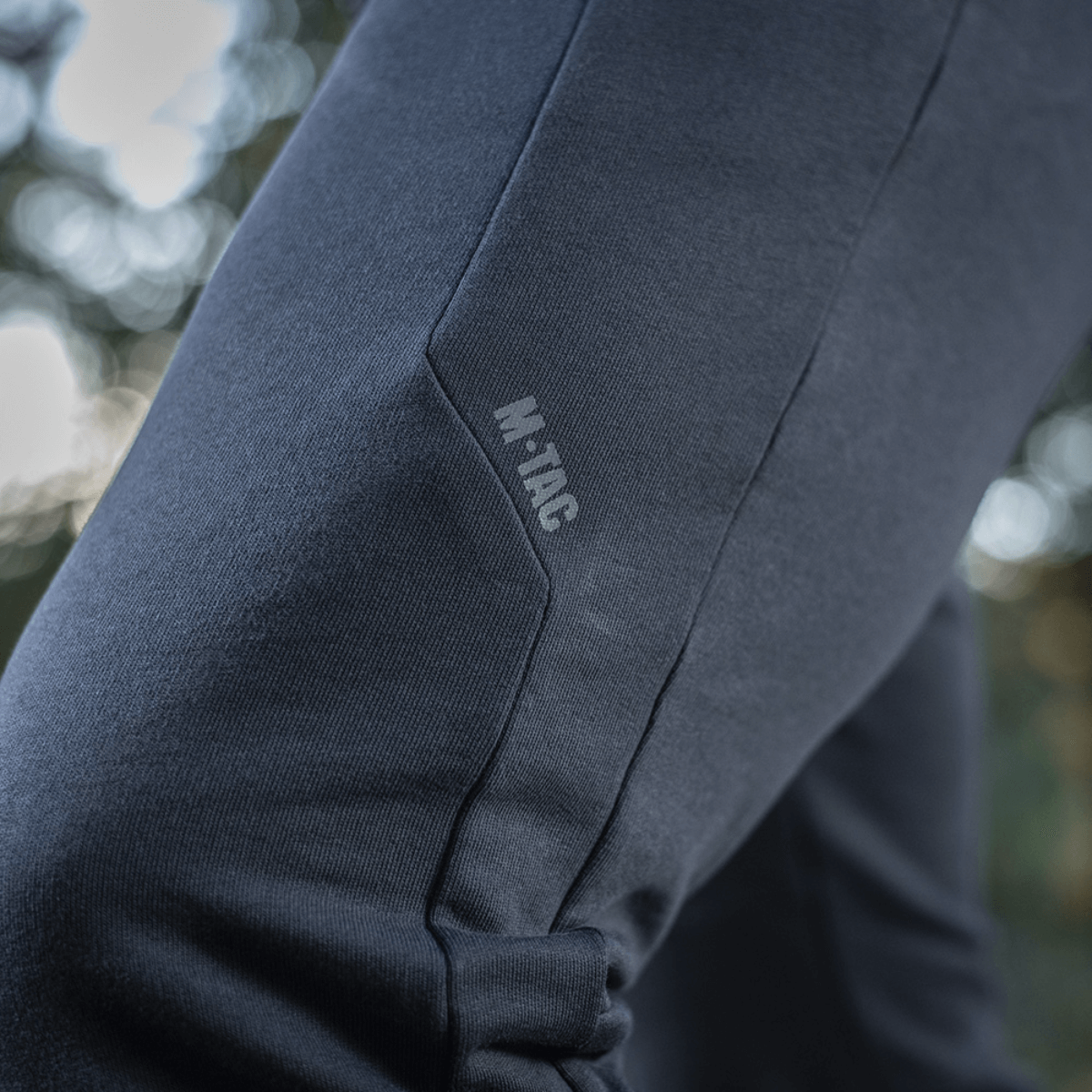 M-Tac Stealth Cotton -urheiluhousut kuminauhalla, sopivat juoksuun ja arkeen, valmistettu 100% puuvillasta optimaaliseen mukavuuteen.