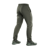 M-Tac Stealth Cotton -urheiluhousut puuvillaa kuminauhalla vyötäröllä, takaa nähtynä, täydelliset juoksuun ja kuntoiluun.