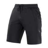 M-Tac Shorts Casual Fit Cotton kuminauhalla vyötäröllä, mustat, 100% puuvillaa, hillitty logo, ihanteelliset kesään ja aktiiviseen käyttöön.