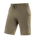 M-Tac Shorts Casual Fit Cotton vihreänä, kuminauhavyötärö ja sivutaskut.