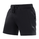 M-Tac Shorts Sport Fit Cotton mustana, hengittävä 100 % puuvillaa ja joustava vyötärö, kaksi sivutaskua, ihanteellinen treeniin tai arkeen.