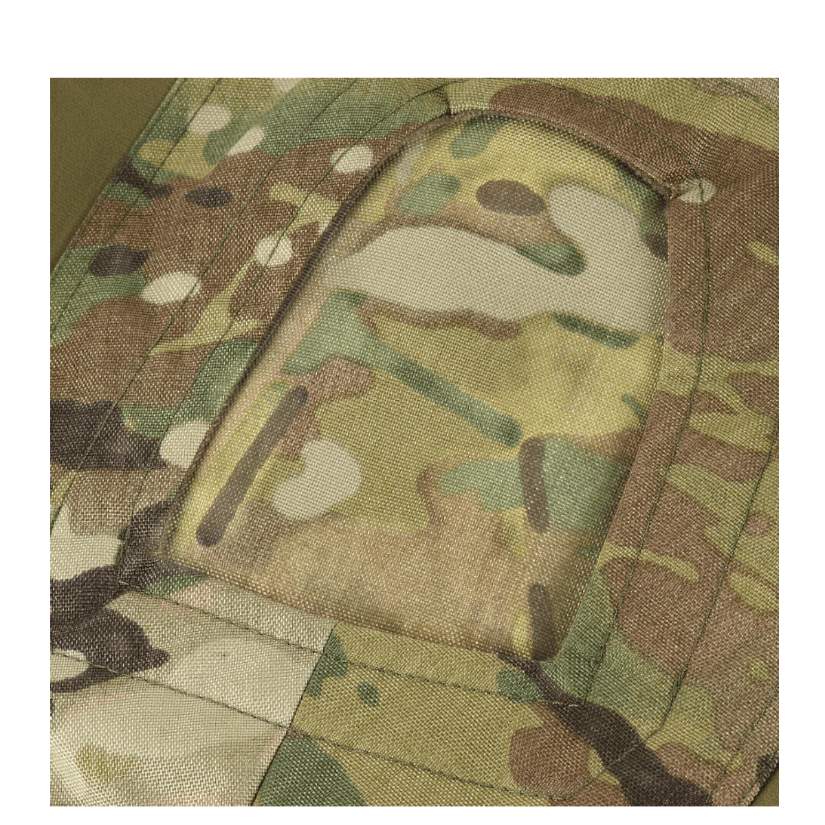 M-Tac housut Army Gen. II NYCO Extreme, lähikuva multicam-materiaalista vahvistetuilla saumoilla, nylon-puuvilla ja NIJ-sertifiointi, galleria-asento 1.