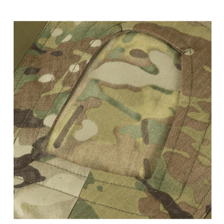 M-Tac housut Army Gen. II NYCO Extreme, lähikuva multicam-materiaalista vahvistetuilla saumoilla, nylon-puuvilla ja NIJ-sertifiointi, galleria-asento 1.