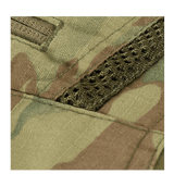 M-Tac housut Army Gen. II NYCO Extreme multicam, lähikuva kestävästä nylon-puuvillamateriaalista, galleria-asento 1 yksityiskohta.