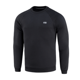 M-Tac Cotton Sweatshirt, musta, arkeen ja urheiluun, 100% puuvillaa maksimaaliseen mukavuuteen ja liikkumisvapauteen
