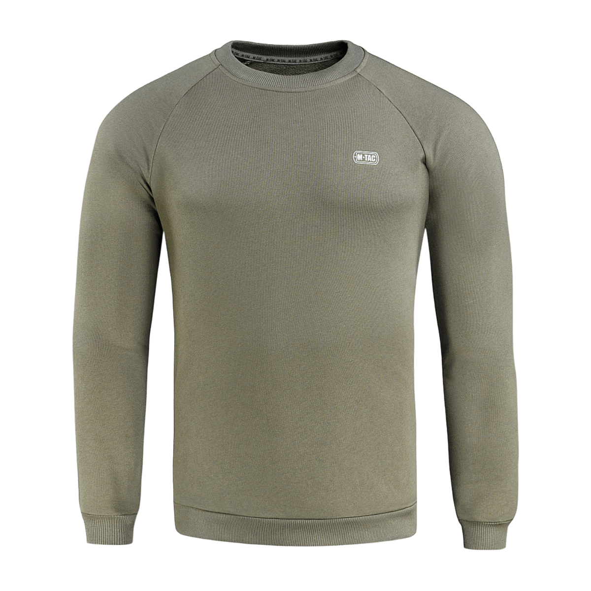 M-Tac Cotton Sweatshirt oliivinvihreä, täydellinen juoksuun, kuntoiluun ja arkeen, 100% puuvillaa maksimaaliseen mukavuuteen