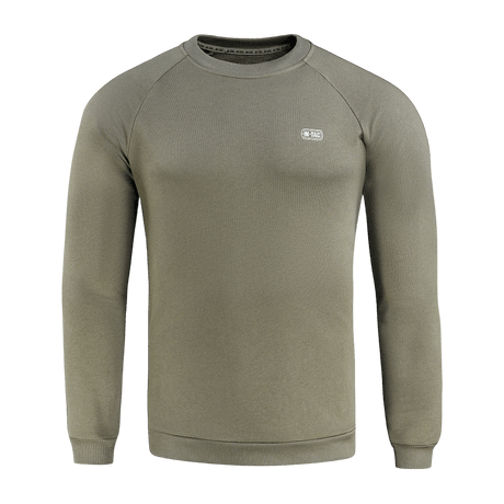 M-Tac Cotton Sweatshirt oliivinvihreä, täydellinen juoksuun, kuntoiluun ja arkeen, 100% puuvillaa maksimaaliseen mukavuuteen