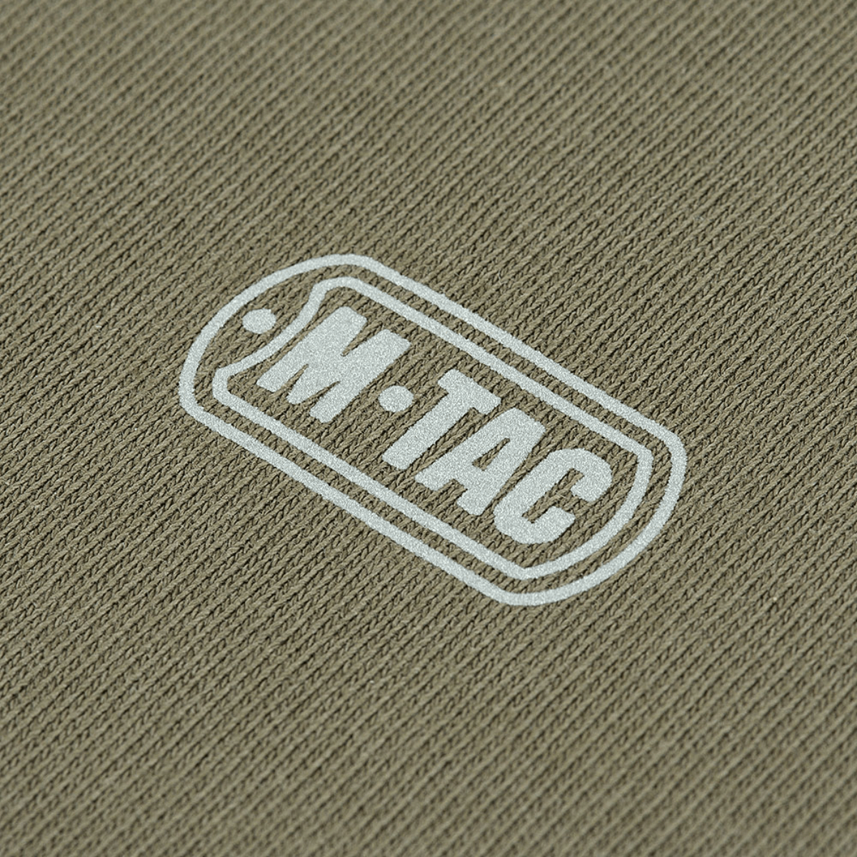 M-Tac Cotton Sweatshirt -logo oliivinvihreällä puuvillakankaalla