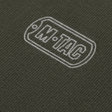 M-Tac Cotton Sweatshirt -logo oliivinvihreässä kankaassa