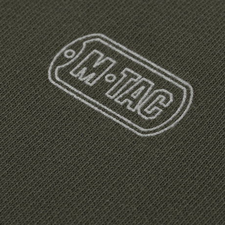 M-Tac Cotton Sweatshirt -logo oliivinvihreässä kankaassa