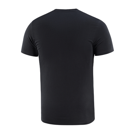 M-Tac T-shirt 93/7 Summer musta takaa nähtynä, sopii kesään, anatominen leikkaus ja kevyesti strukturoitu kangas.