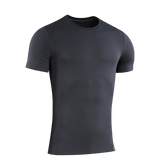 M-Tac T-shirt 93/7 Summer tummanharmaa, arkeen sopiva, 93% puuvillaa ja 7% elastaania, hengittävä mukavuus ja tyylikäs istuvuus.