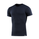 M-Tac T-shirt 93/7 Summer musta, 93% puuvillaa ja 7% elastaania, kevyt ja hengittävä arkimalli.